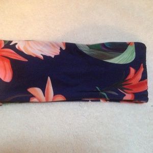 Floral bandeau bikini top🌺NEVER WARN BEFORE🌺